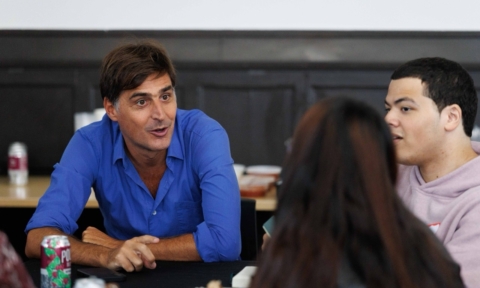 Carlo talking