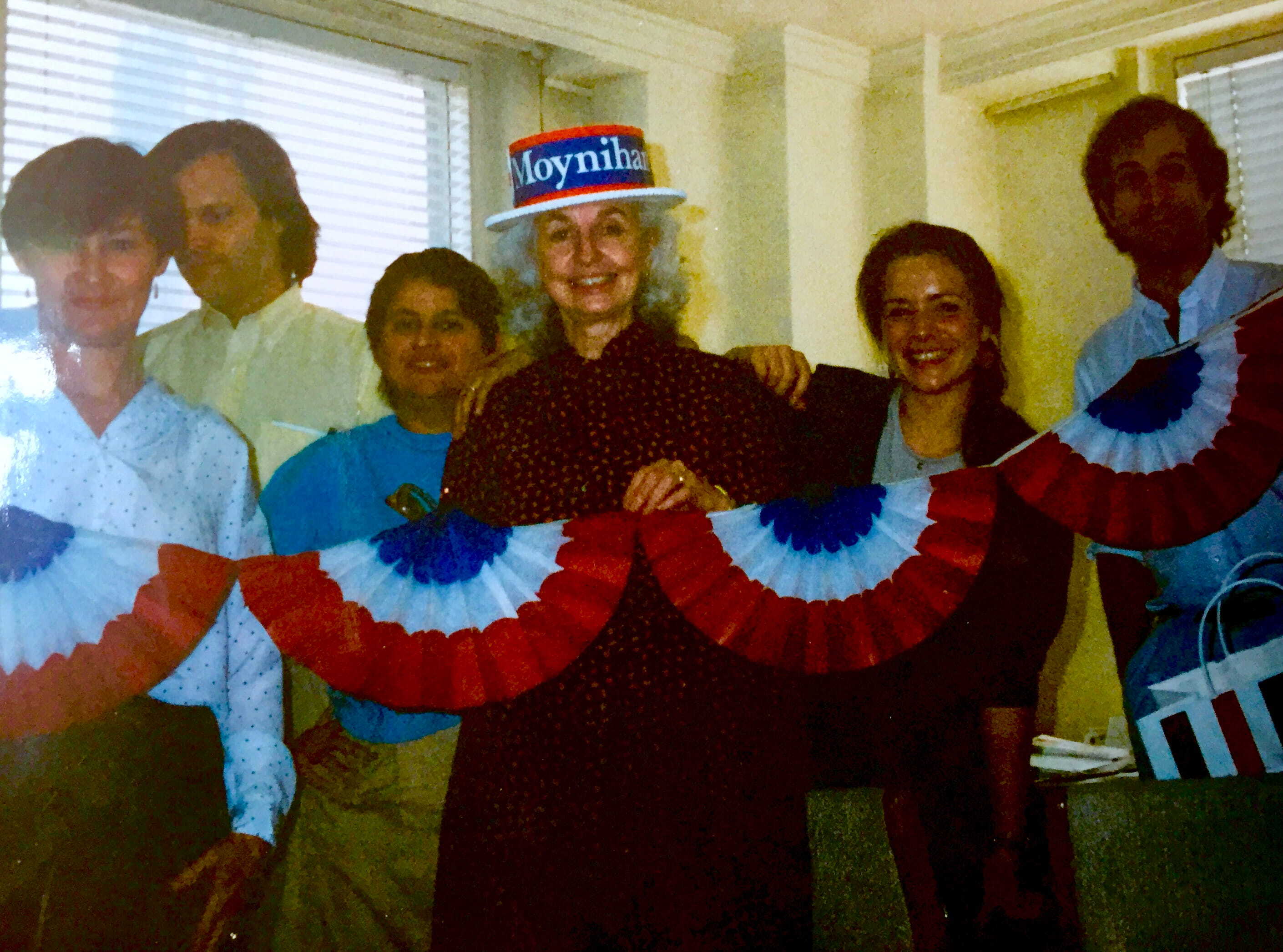 Campaign staff with Liz